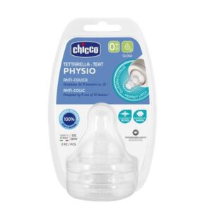 CHICCO PHYSIO TETTARELLA ANTI-COLICA IN SILICONE 0m+ (2PZ)