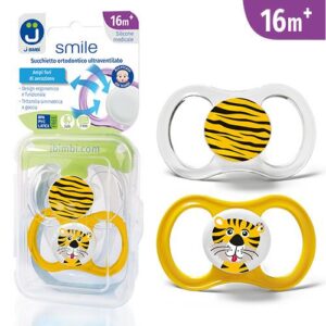 J BIMBI 2 SUCCHIETTI SMILE ORTODONTICO ULTRAVENTILATO 16m+ LEONE