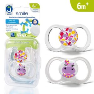 J BIMBI 2 SUCCHIETTI SMILE ORTODONTICO ULTRAVENTILATO 6m+