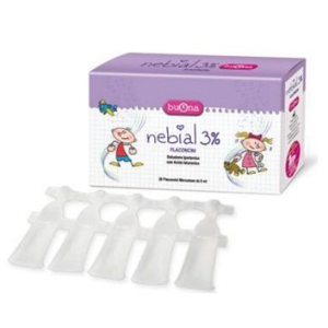 NEBIAL 3% SOLUZIONE IPERTONICA CON ACIDO IALURONICO 20 FLACONCINI DA 5ML