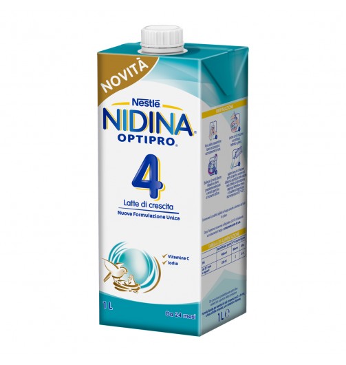 NESTLE' NIDINA 4 LIQUIDO 1L - Farmasanitaria Mon Bebè